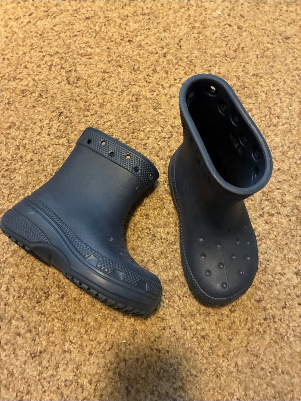 CROCS Kids Dark Blue Waterproof Rain & Snow Boots